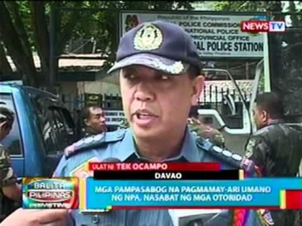 BP: Mga pampasabog na pagmamay-ari   umano ng NPA, nasabat ng mga   otoridad