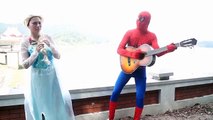 #Spiderman vs Venom Battle Prank Magic! Elsa and Joker Battle Fun Superheroes in real life