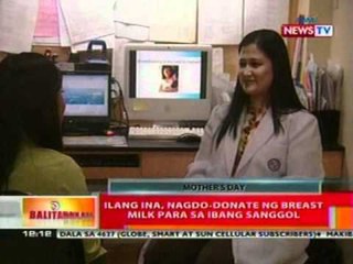 BT: Ilang ina, nagdo-donate ng breast milk   para sa ibang sanggol