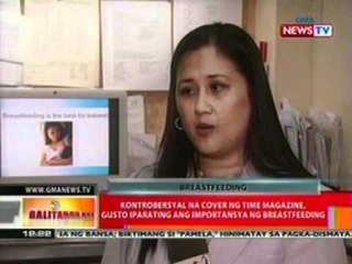 BT: Kontrobersyal na cover ng   time magazine, gusto iparating   ang importansya ng breastfeeding