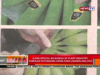 BT: Tone-toneladang saging mula Pilipinas,   hinarang sa China