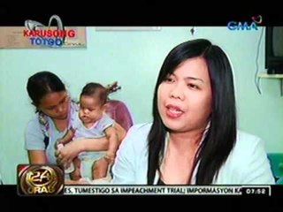 24 Oras: Sanggol, ipinangank na may lumalaking bukol