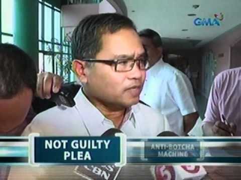 Saksi: Ex-DOTC Sec. Mendoza, naghain ng 'not guilty' plea kaugnay sa kaso kaugnay ng NBN-ZTE deal