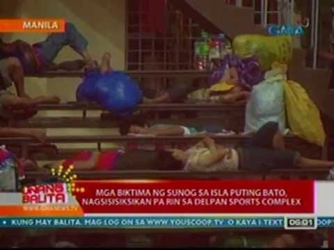 UB: Mga biktima ng sunog sa Isla Puting Bato, nagsisiksikan pa rin sa Delpan Sports Complex (051412)