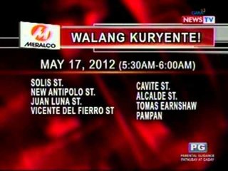 OC: Power interruptions (May 16-17, 2012)