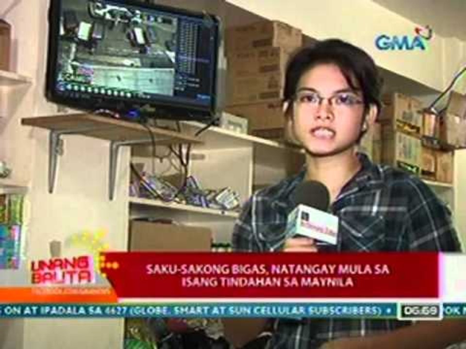 UB: Sako-sakong bigas, natangay mula sa isang tindahan sa Maynila
