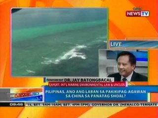 NTG: Pilipinas, ano ang laban sa   pakikipag-agawan sa China sa   Panatag Shoal?
