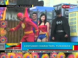 BP: Costumed characters sa Nueva Ecija,   pumarada