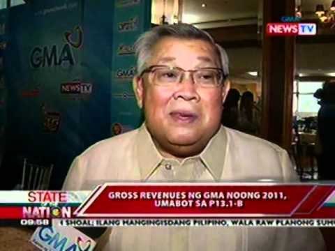 SONA: Gross revenues ng GMA noong 2011, umabot sa P13.1-B