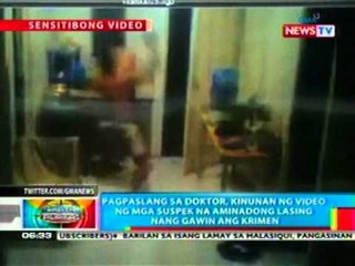 BP: 2 suspek sa pagpatay sa doktor sa Bacolod,   humihingi ng tawad sa pamilya ng biktima