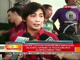 BT: Corona, dumalo sa misa sa pagdiriwang niya sa ikalawang taon bilang Chief Justice