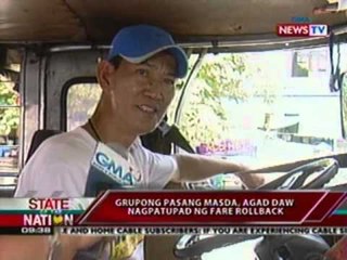 SONA: Bawas-singil sa pamasahe sa pampasaherong jeep, ipinatupad na