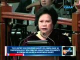 Saksi: CJ Corona, tetestigo na sa kanyang impeachment trial sa Martes