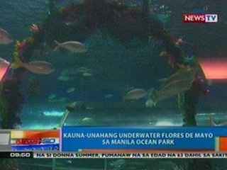 NTG: Kauna-unahang underwater Flores De Mayo sa Manila Ocean Park (051812)