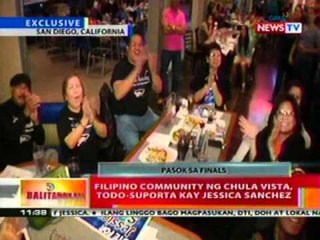 BT: Filipino community ng Chula Vista, todo-  suporta kay Jessica Sanchez