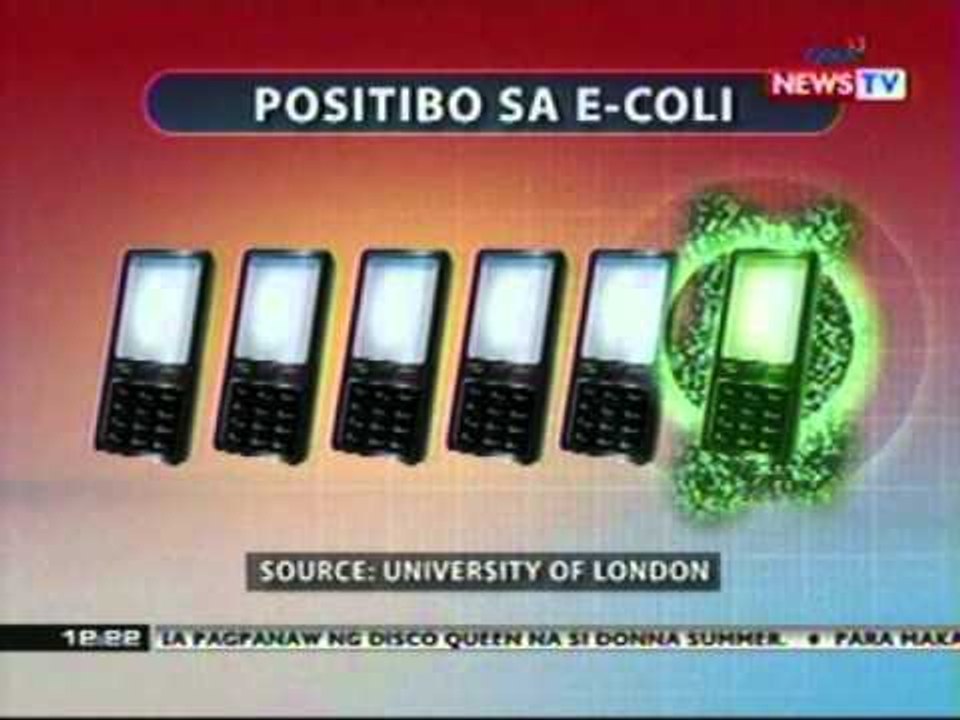 BT: 1 sa 6 na cellphone na sinuri ng   University of London, kontaminado ng Ecoli