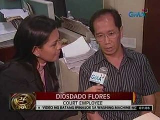 24 Oras: Mga empleyado ng QC RTC, nagpahayag ng suporta kay CJ Corona