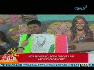 UB: Mga Mehikano, todo suporta rin kay Jessica Sanchez (052212)