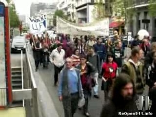 9/9 Reopen à Bruxelles: Manifestation pacifique.