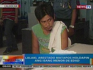 NTG: Lalaki, arestado matapos holdapin ang isang menor de edad sa C3-Road (052512)