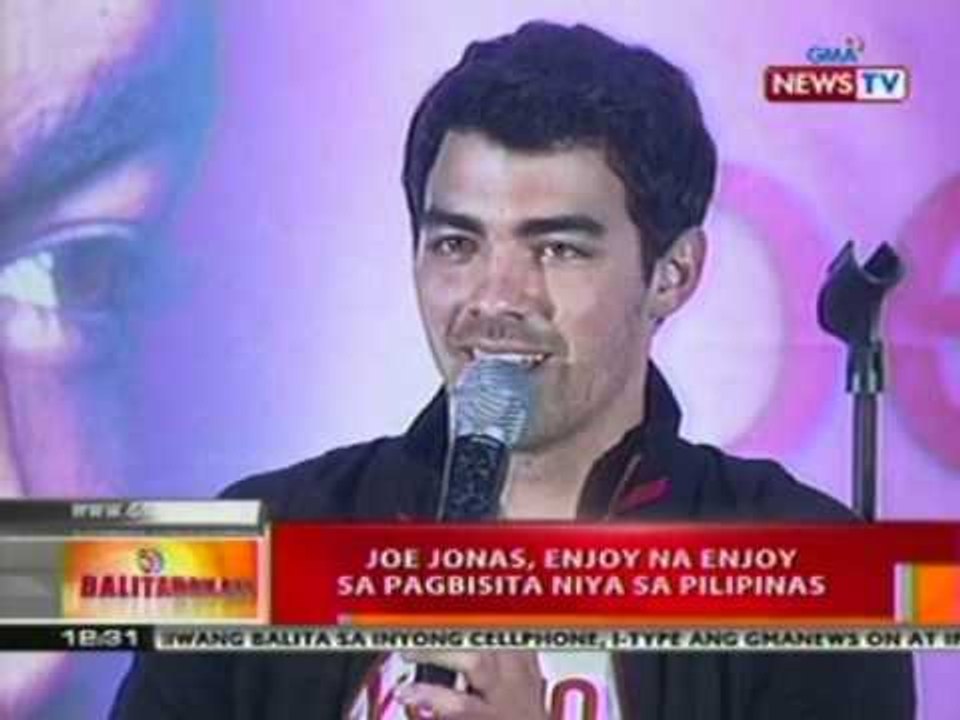 BT: Joe Jonas, enjoy na enjoy sa pagbisita niya...