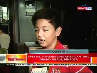 BT: Special screening ng American Idol, grand finale, dinagsa