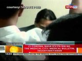 BT: CJ Corona, nasa ICU pa rin ng The Medical city; Medical Bulletin, inaantabayanan