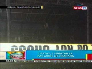 BP: 1 patay, 6 sugatan sa pagsabog ng granada