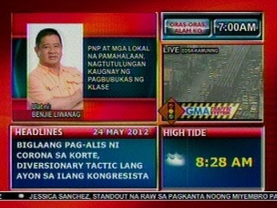 DB: PNP at mga LGU, nagtutulungan kaugnay ng pagbubukas ng klase (052412)