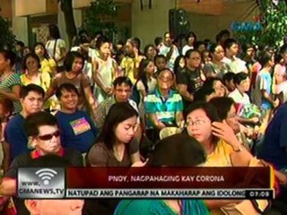 24 Oras: PNoy, nag-inspeksyon sa A. Mabini Elementary School