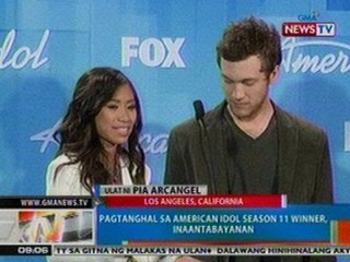 NTG: Pagtanghal sa American Idol Season 11 winner, inaantabayanan (052412)