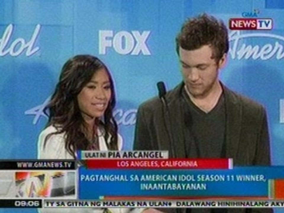 NTG: Pagtanghal sa American Idol Season 11 winner, inaantabayanan (052412)