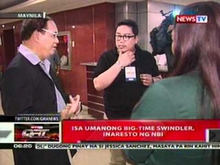 QRT: Isa umanong big-time swindler,   inaresto ng NBI