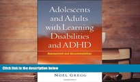 Read Online Adolescents and Adults with Learning Disabilities and ADHD: Assessment and