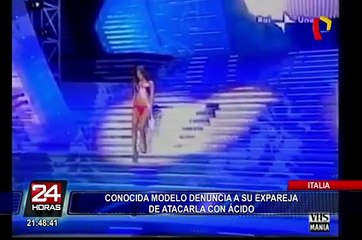 Lanzan ácido en el rostro a exreina de belleza