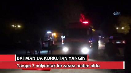 Batman'da korkutan yangın