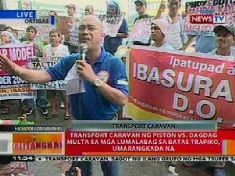 BT: Transport caravan ng Piston vs dagdag multa sa mga lumalabag sa batas trapiko, umarangkada na