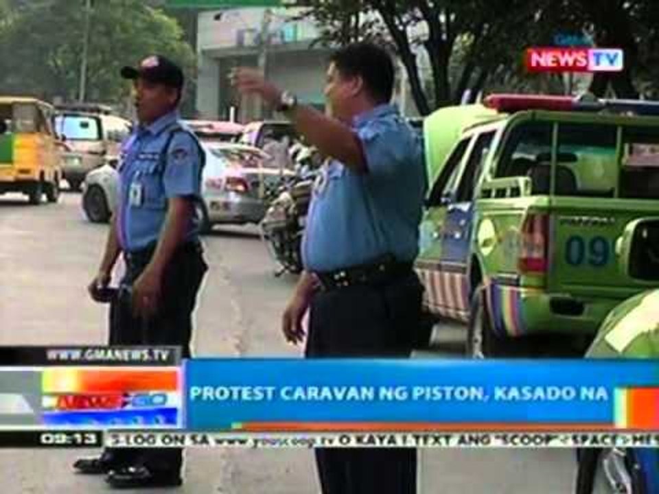 Protest caravan ng Piston, kasado na