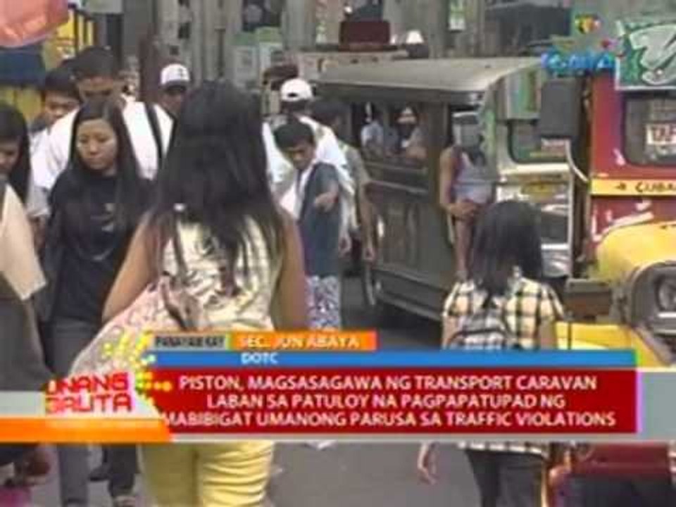 Piston, magpo-protesta laban sa pagpapatupad ng mabibigat na umanong parusa sa traffic violations
