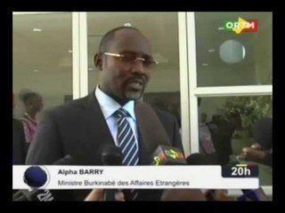 ORTM / Les ministres des affaires étrangères des différents pays présents au Mali