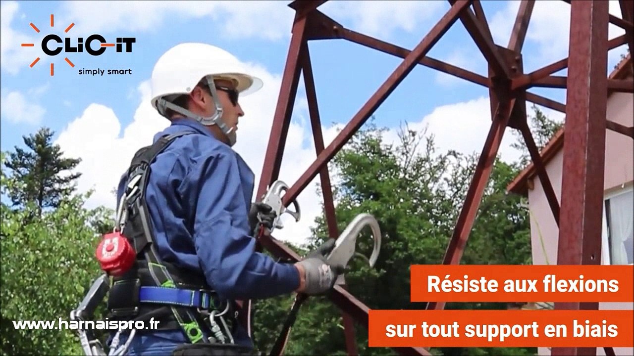 CLiC iT PRO 60 EPI anti chute à protection continue - www.harnaispro.fr