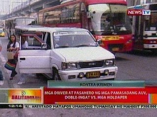 BT: Mga driver at pasahero ng mga pamasadang AUV, doble-ingat vs mga holdaper