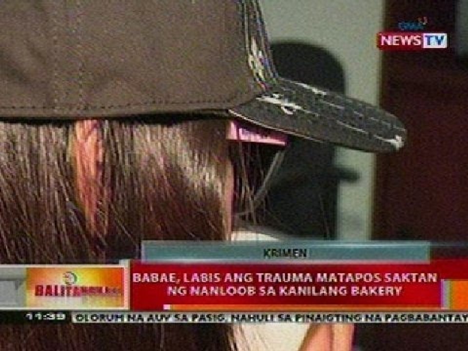 BT: Babae, labis ang trauma nang saktan ng nanloob sa kanilang bakery sa Balintawak