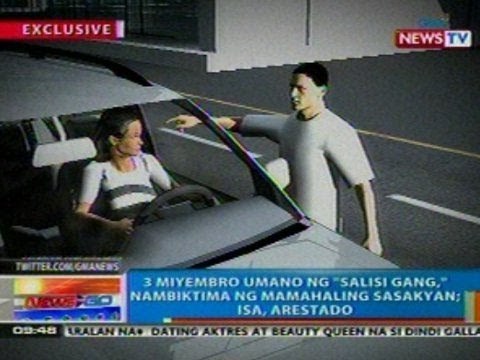 NTG: EXCLUSIVE: 3 miyembro umano ng 'Salisi Gang', nambiktima ng mamahaling sasakyan; 1, arestado
