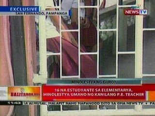 BT: 16 estudyante sa elementarya sa Pampanga, minolestya ng kanilang P.E. teacher