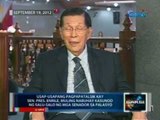 Saksi: Usap-usapang pagpapatalsik kay Sen. Pres. Enrile, muling nabuhay