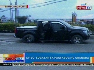 NTG: 3, sugatan sa pagsabog ng granada sa Zamboanga City