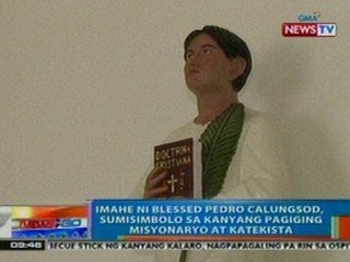 NTG: Imahe ni Blessed Pedro Calungsod, sumisimbolo sa kanyang pagiging misyonaryo at katekista