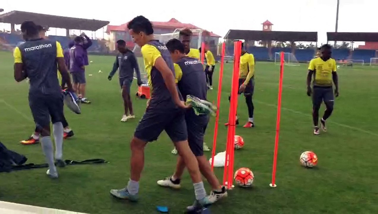 Entrenamiento de Barcelona