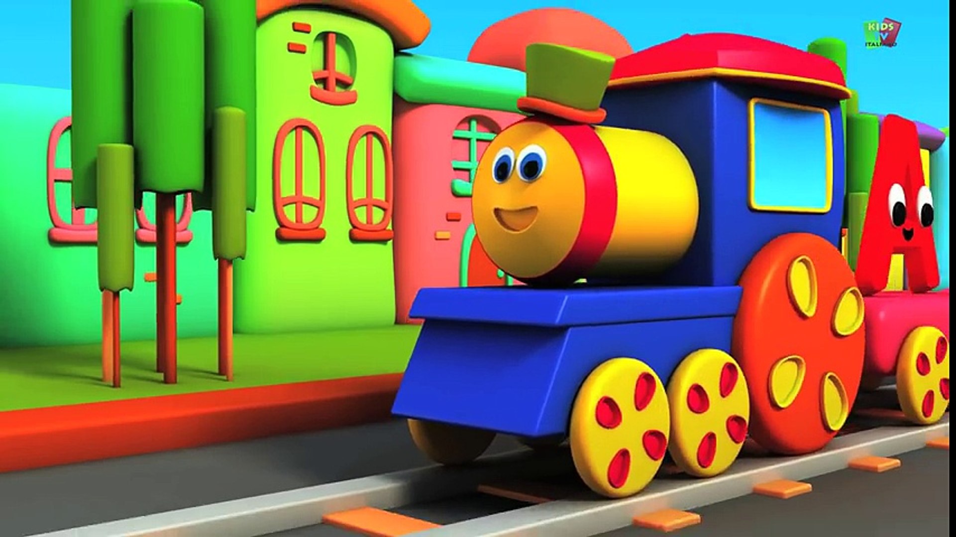 bob il viaggio in treno colore bob l'avventura treno video per bambini in  italiano - Video Dailymotion